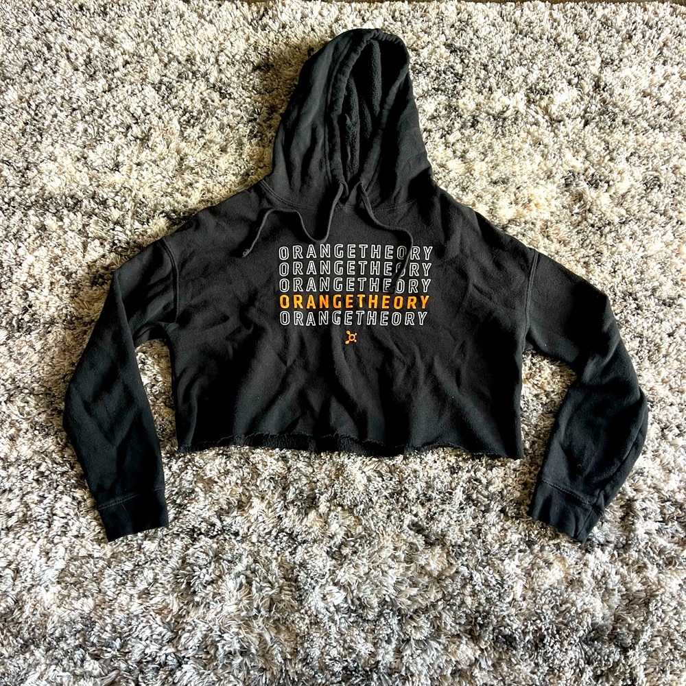 CROPPED ORANGETHEORY HOODIE - SIZE S